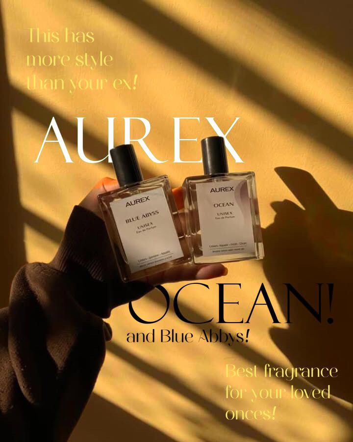 AUREX Ocean & Blue Abyss – Luxury Unisex Perfume Duo